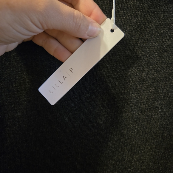 Lilla P Charcoal Knit Sweater - Picture 3 of 9